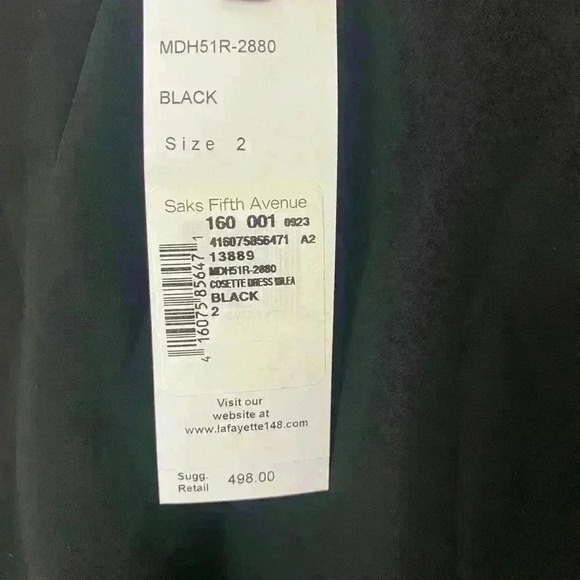 Lafayette 148 New York Nwt Cosette dress size 2 - Picture 5 of 10